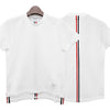 Thom Browne Classic Back Logo T-Shirt with Three Stripes for Women White 153570496 [P]