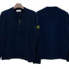 STONE ISLAND Logo-Patch Woll-V-Ausschnitt-Cardigan aus Chillon 7915545B6 V0020 123463877 [P]