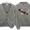 THOM BROWNE 26FW ヘクター ハンド ポケット パッチ カーディガン トーナル グレー (MKC647A Y1506 055) 158340079 [P]