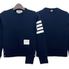 THOM BROWNE Damen 4-Streifen Sweater mit Diagonalband Navy (FJT002A 00535 415) 123475936 [P]
