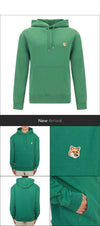 Maison Kitsune Patch Hooded Sweatshirt Pine 114886089 [P]