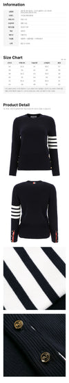 Thom Browne 4-Bar Milano Stitch Classic Knit Navy 159308417 [P]