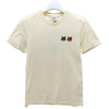 MAISON KITSUNE Doppel Fox Head Regular T-Shirt für Damen Latte (OW011CFKJ7026 P702) 153254621 [P]