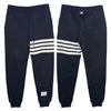 THOM BROWNE Klassische diagonale Streifen Trainingshose Navy 123536556 [P]