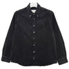 AMI Light Denim Button-Down Shirt with Heart Logo Used Black 154126980 [P]