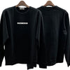 STONE ISLAND KIDS LOGO GUMMI DRUCK SWEATSHIRT 8 SCHWARZ (781662439 V0029) 123766664 [P]
