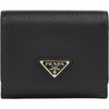 PRADA Vitelho Move dreifaches Portemonnaie schwarz 160344773 [P]