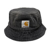 Carhartt Bucket Hat Black Grinded Washed 154740818 [P]