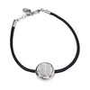 DIOR 25SS Graviertes Cannage-Armband Schwarz Silber (B2538HOMLE 004) 135875779 [P]