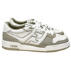 FENDI Logo Lettering Match Leder Low-Top Sneakers Seide Weiß 134049636 [P]