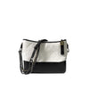 CHANEL Gabrielle Hobo Bag Shoulder Bag Large White Black A93824 158279920 [P]