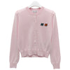 Maison Kitsune Women's Double Fox Head Regular Cardigan Petula Pink 153254616 [P]