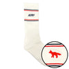 AUTRY Maison Kitsuné Logo Socken Weiß (SOPUMK4W) 145903281 [P]