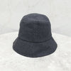 CHANEL グレー カシミア バケットハット S 3107 163158447 [P]