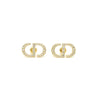 DIOR Petite CD Kristall vergoldete Damen Ohrringe aa55301 152316918 [P]