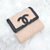 CHANEL Kosmetische Klappbörse aus Kaviar, klein, 2276 15227899 [P]