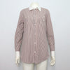 CELINE Damen-Shirt mit rotem Streifen-Logo-Stickerei 588191N 152318081 [P]