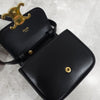 Celine Mini Clutch Crossbody Triomphe Black 10I513DPV 9484 163156548 [P]