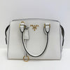 PRADA Weiße Goldfarbene Saffiano Tote 4KPRB2147 78648155 [P]