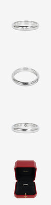 CARTIER 3.5MM Diamantring Größe 56 162955401 [P]