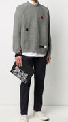 Kenzo Genjo Tiger Embroidery Clutch Black 16804115 [P]