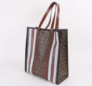 Burberry Stripe E-Canvas Portrait Shoulder Bag 8017210 19429248