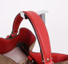 BURBERRY Ashby Canvas Check Rotes Schultertasche 3945728 24081831 [P]
