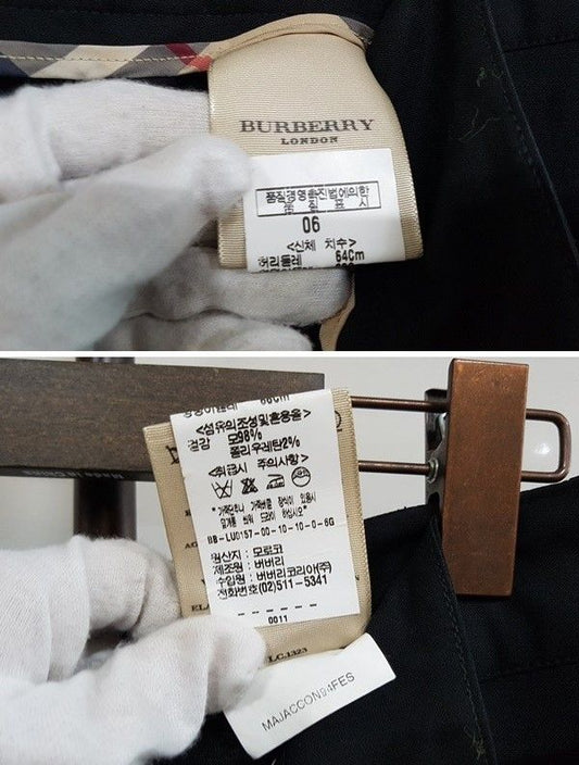 BURBERRY ブラック レディース スラックス 24449078