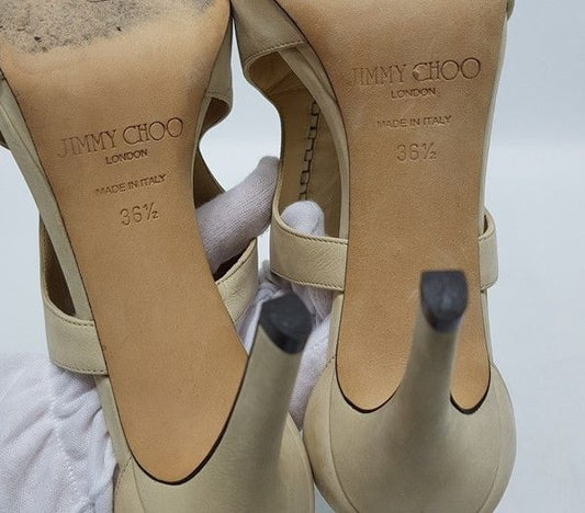 JIMMY CHOO Beige Nubuk-Suede Damenhemd 24449406