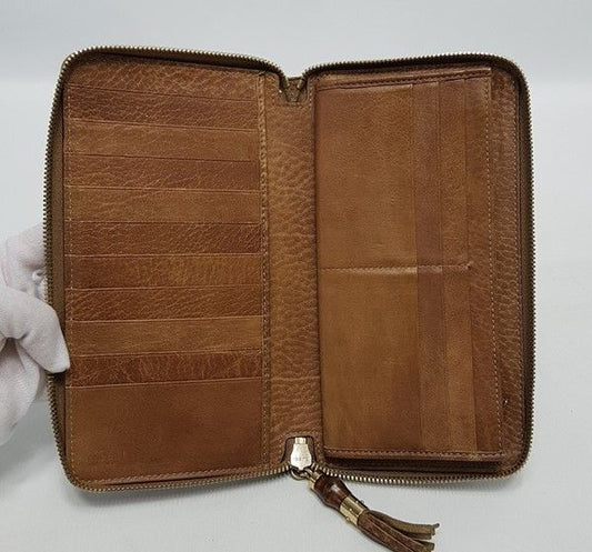 Gucci Shima Bamboo Decoration Organizer Long Wallet 232977 24449455