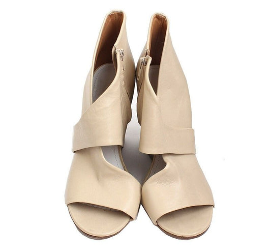 Maison Margiela Beige Wedge Sandals 37 12 32695005