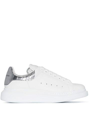 ALEXANDER MCQUEEN Oversole Metalic Silver Tab Frau 9071 5904949882 30174467