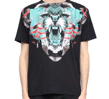 MARCELO BURLON Jaguar Druck T-Shirt CMAA018F170010261088 32701641