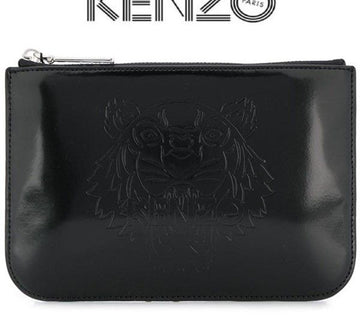 KENZO Genzō Tiger Fächer Clutch 99 Schwarz F952PM611F07 32701690