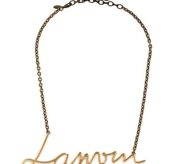LANVIN ログペンダントネックレス AM3J4HLETC7B ゴールド 32701755