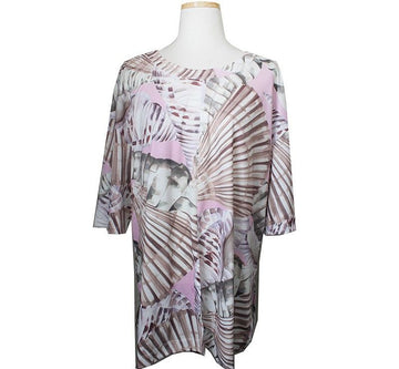BLUMARINE Multi-Print Boxy T-Shirt 66~77 32694904