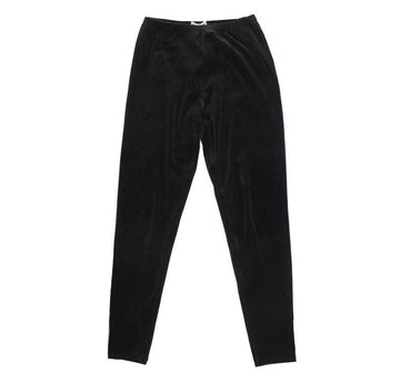 ISSEY MIYAKE Issey Black Velvet Banded Skinny Pants M 26809761