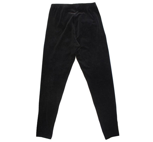 ISSEY MIYAKE Issey Schwarz Velours Skinny Hose M 26809761