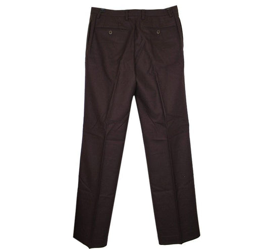 ISSEY MIYAKE Issey Darkbraun Wollspandex Weite Hose 2 26809630