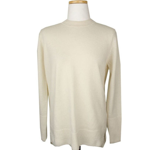 OTHER BRAND SO WOOL Kaschmir unregelmäßiger Pullover in Elfenbein 55 26810132
