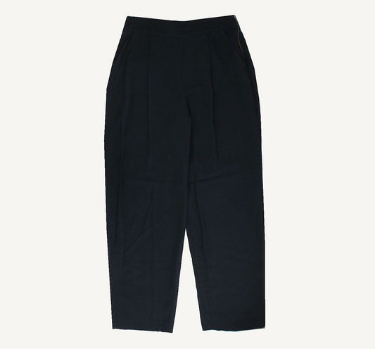 LANVIN Kollektion Dunkelblau Raffung Weite Hose 64 26809863