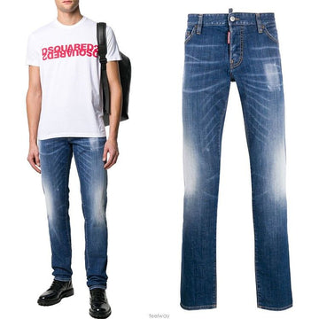 DSQUARED2 ディスクエアード アイラブ スリム フィット ジーンズ 74LB 0717 470 32782107