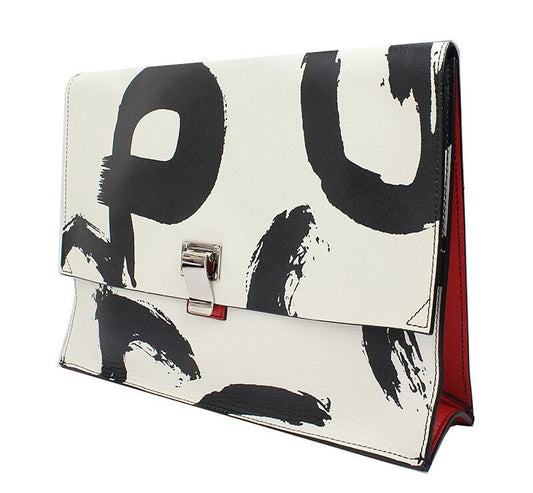 PROENZA SCHOULER プロエンザ・スクーラー 二色印刷 クラッチバッグ 33034390