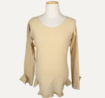 ISSEY MIYAKE Gold Beige Punched 3D Decorative Top M 26807293