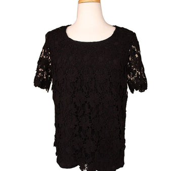 OTHER BRAND ジェラール・ダレル ブラック レース ブラウス 55.5 26809214