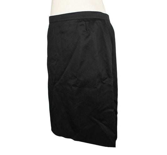Missoni Black Back Frill Wool Silk Skirt 40 26809296