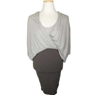 Helmut Lang Khaki Block Draped Dress P 26809677