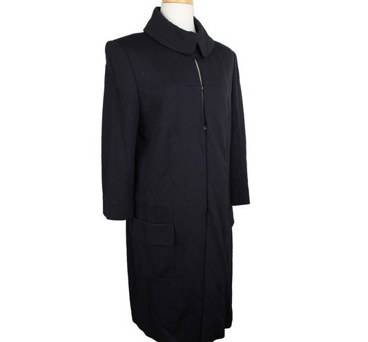 OTHER BRAND Laurel Prinzesskragen Dunkelblau Lange Jacke 66 26810179