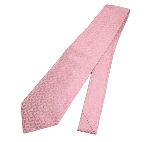 Hugo Boss Boss Pink Pattern Woven Tie 26811793