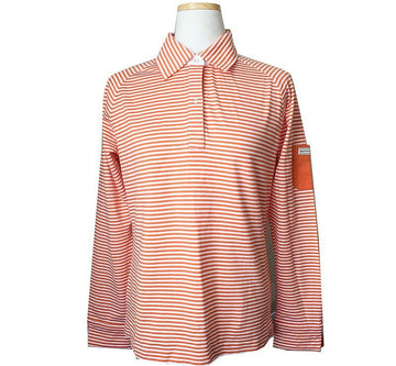 LANVIN Sport orange gestreiftes Langarmoberteil 55 33080700